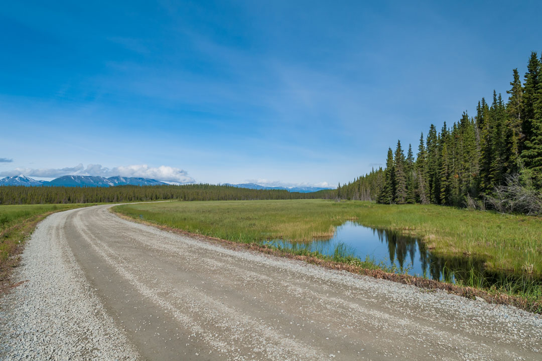 a gravel road