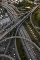 American highway intersection